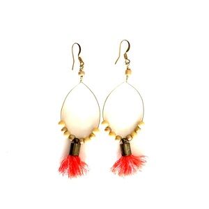 Tassel and Bead Earrings